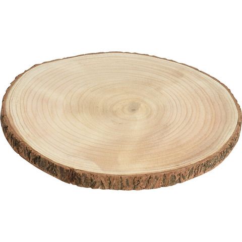 Vassoio tronco di legno naturale